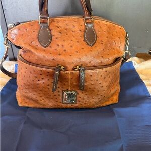 Dooney & Bourke Tan Textured Shoulder Bag